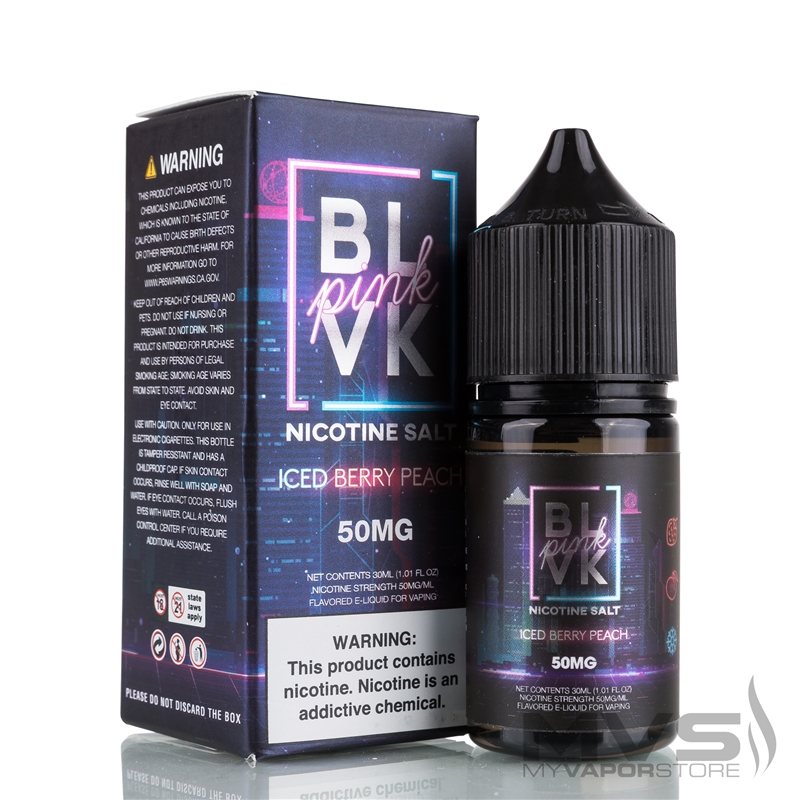 Iced Berry Peach By BLVK - 30ml Salt eJuice