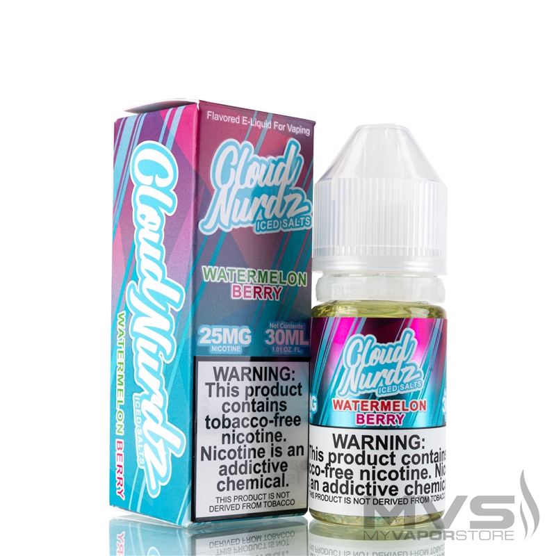 Iced Watermelon Berry by Cloud Nurdz Salt - 30ml