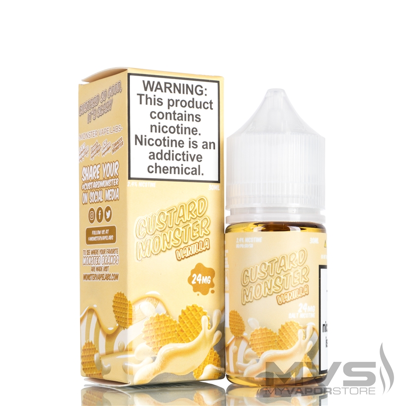 Vanilla by Custard Monster Nic Salt eJuice