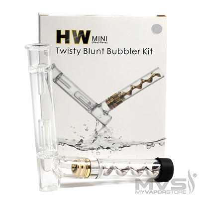 HW Mini Twisty Glass Pipe Bubbler Kit