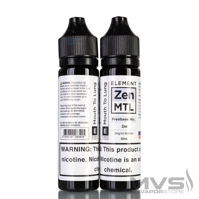 Zen MTL by Element E-Liquid - 60ml