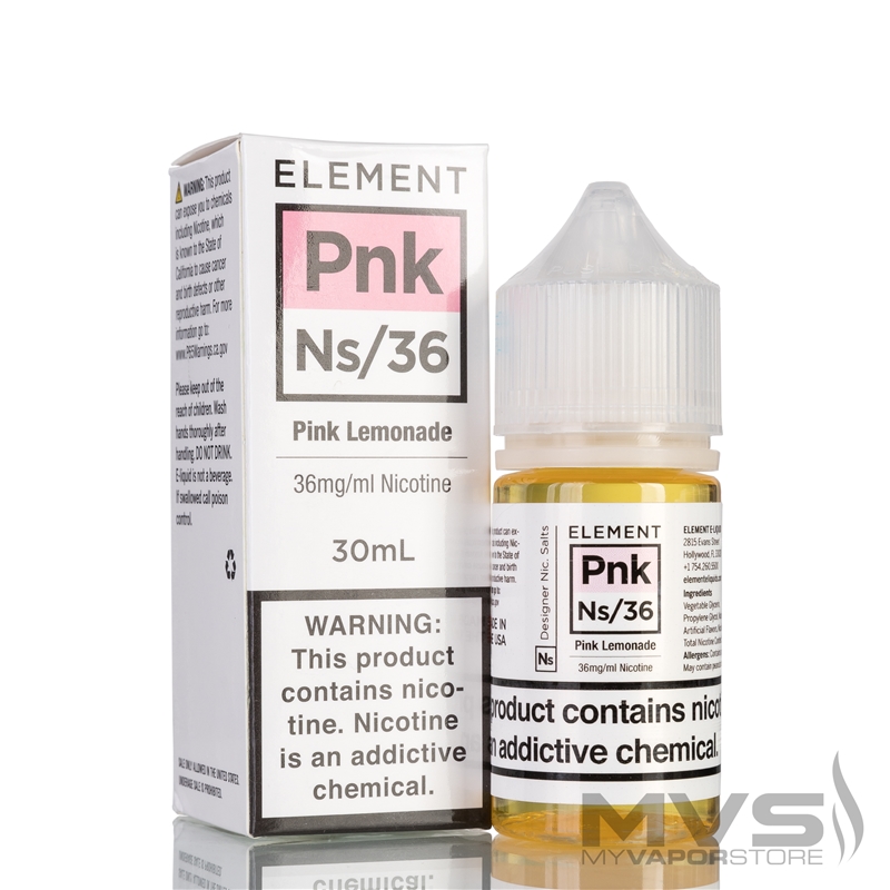 Pink Lemonade Ns by Element Nic Salt E-Liquid