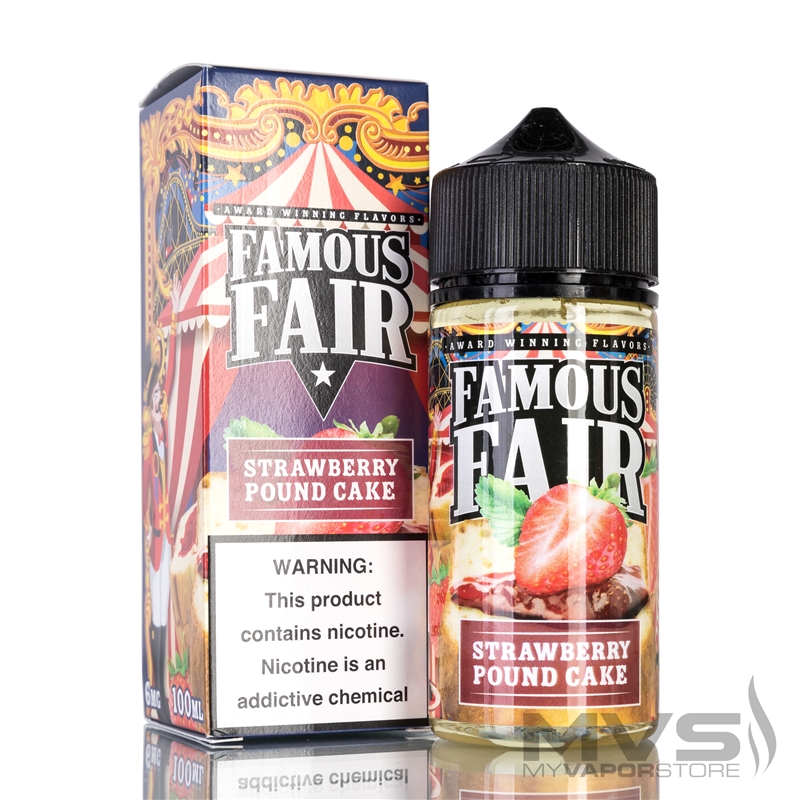 Strawberry Pound Cake by Famous Fair EJuice - 100ml