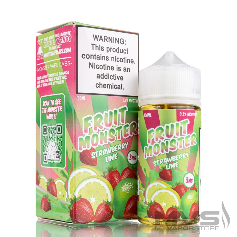 Strawberry Lime by Fruit Monster - 100ml