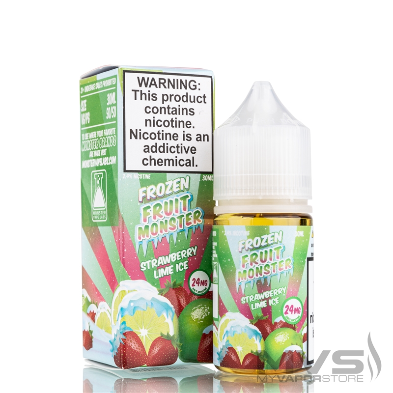 Frozen Strawberry Lime by Frozen Fruit Monster Nic Salt - 30ml