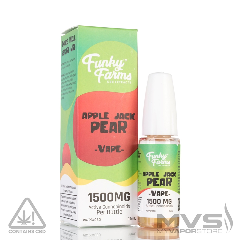 Apple Jack Pear CBD E-Juice by Funky Farms - 15ml