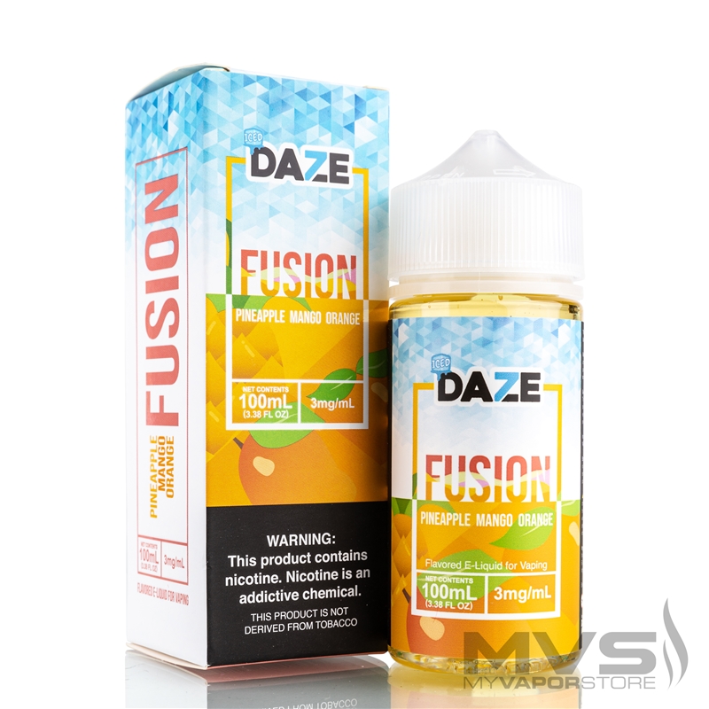 Fusion Pineapple Mango Orange Iced by 7 Daze - 100ml