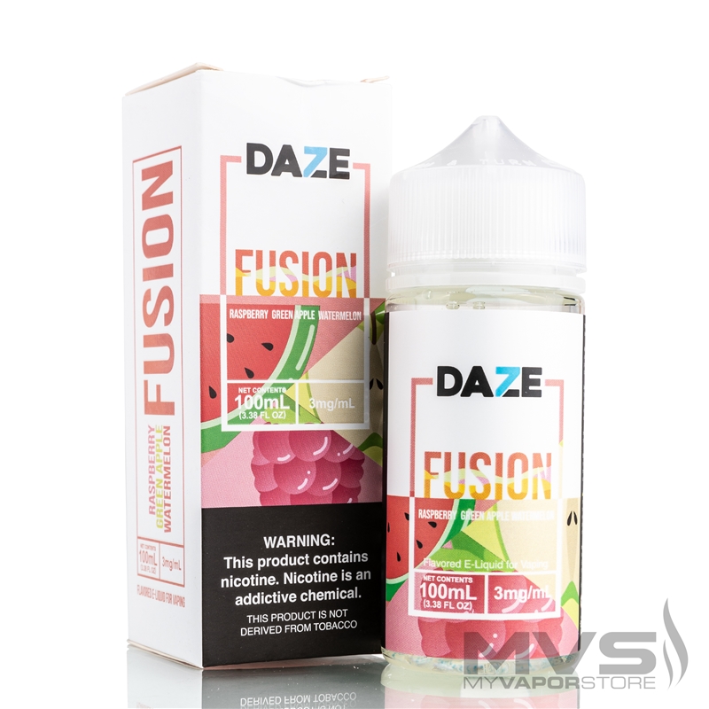 Fusion Raspberry Green Apple Watermelon by 7 Daze - 100ml