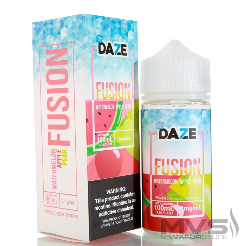 Fusion Watermelon Apple Pear Iced by 7 Daze - 100ml