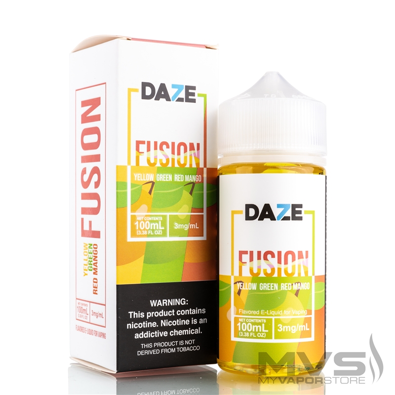 Fusion Yellow Green Red Mango by 7 Daze - 100ml