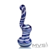 Bent Neck Pipe Glass Bubbler - 8.0 inch