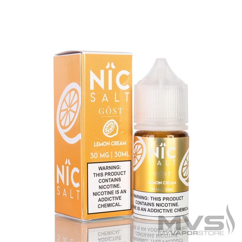 Lemon Cream by Nic Salt Gost Vapor EJuice