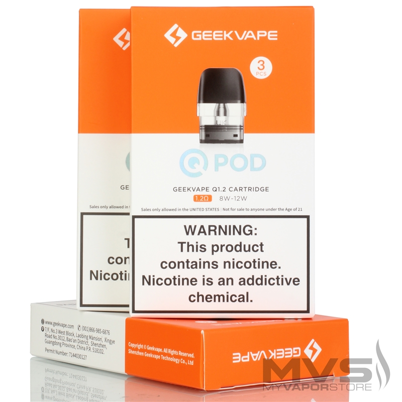 GeekVape Q Series Pod Cartridge - Pack of 3