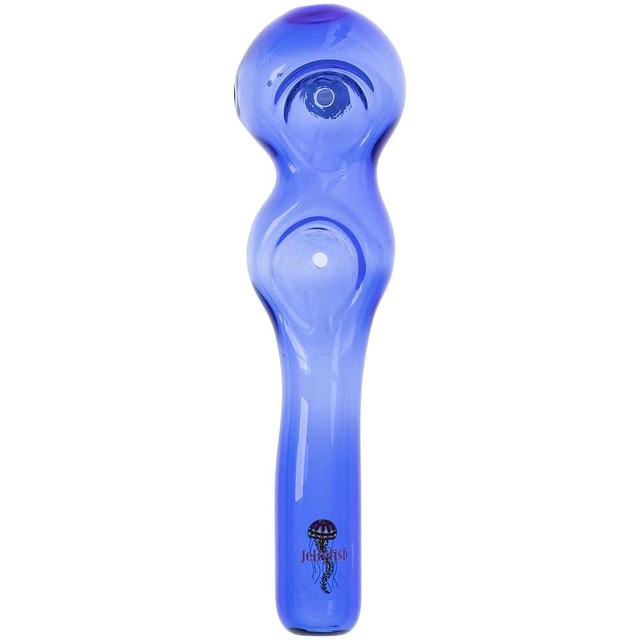 Jellyfish Double Bowl Spoon Pipe