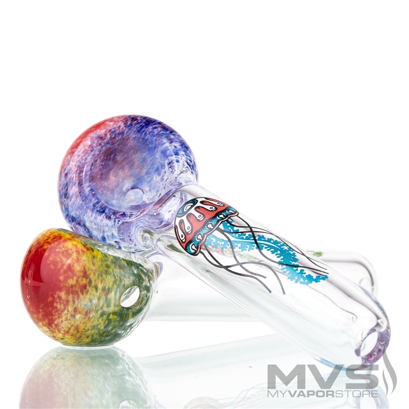 Jellyfish Glass Hand Pipe