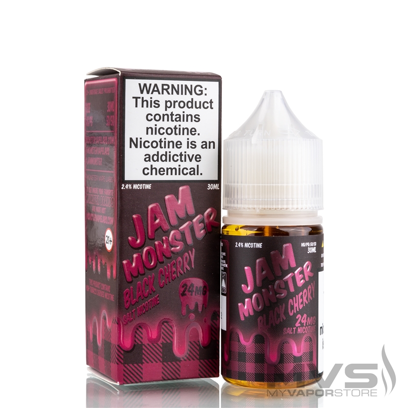 Black Cherry by Jam Monster Nic Salt - 30ml