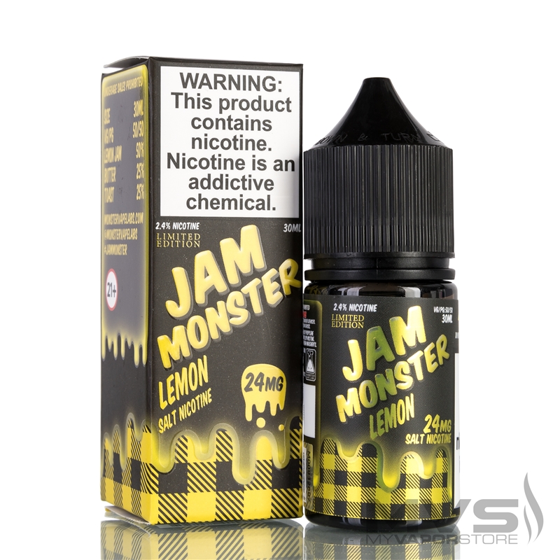 Lemon by Jam Monster Nic Salt eJuice