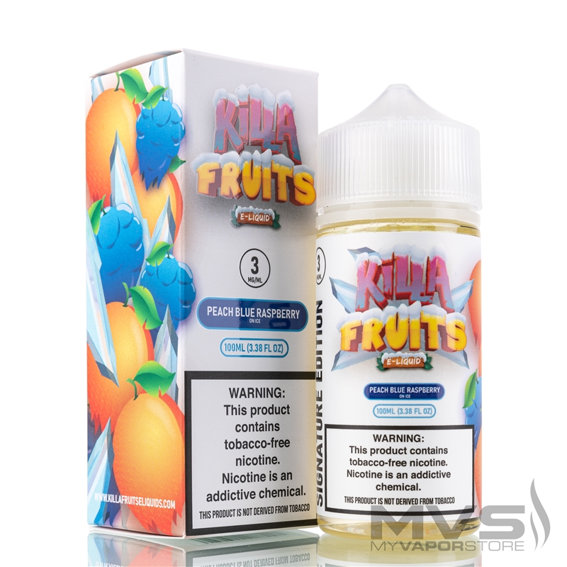 Peach Blue Raspberry Ice by Killa Fruits - 100ml