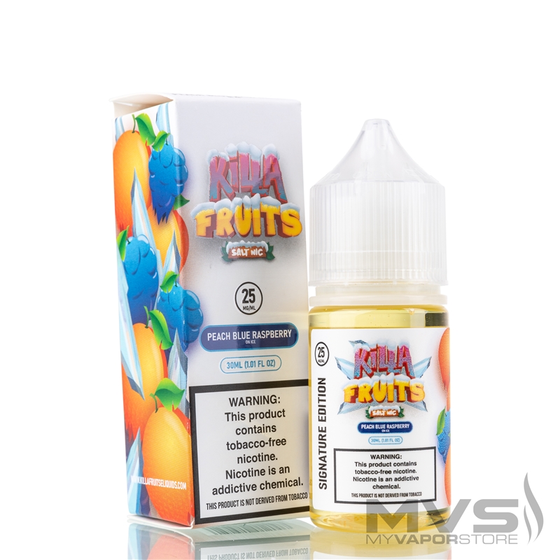 Peach Blue Raspberry by Killa Fruits Salts - 30ml