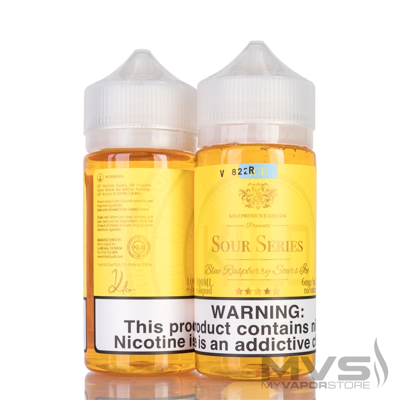 Blue Raspberry Sours Ice by Kilo E-Liquids - 100ml