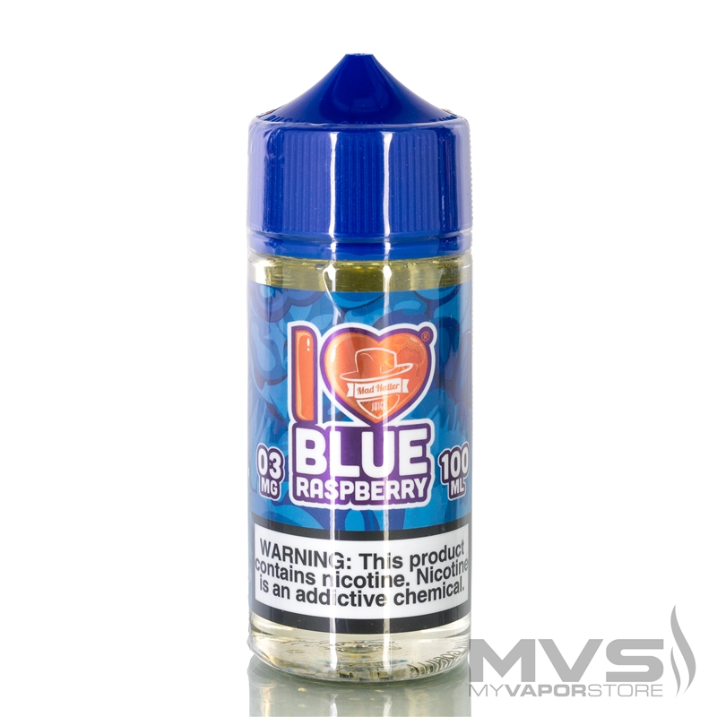 I Love Blue Raspberry by Mad Hatter - 100ml