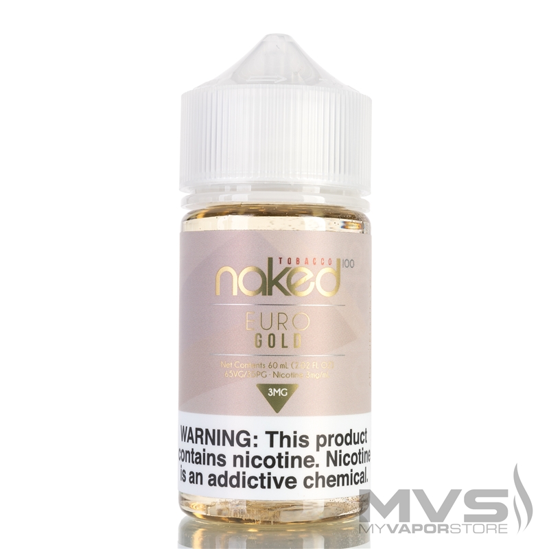 Euro Gold By Naked 100 Tobacco E Liquid
