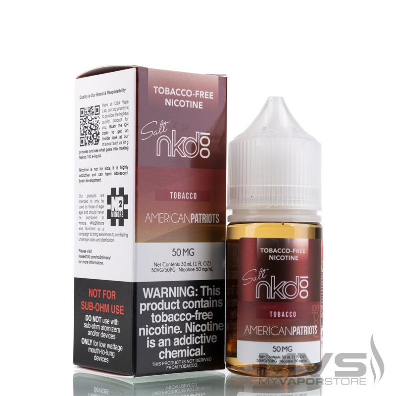 American Patriots by Naked 100 Salt eJuice