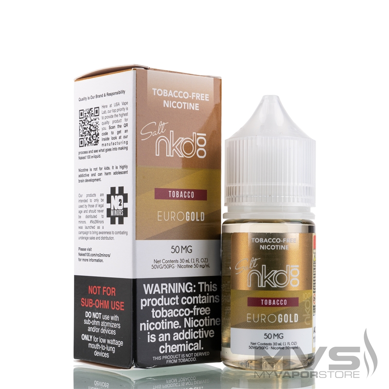 Euro Gold by Naked 100 TFN Salt - 30ml