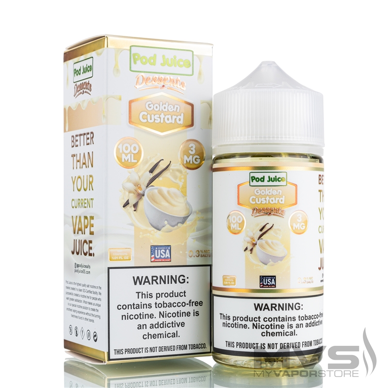 Golden Custard by Pod Juice - 100ml