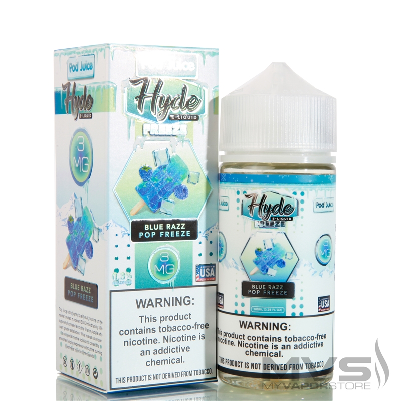 Blue Razz Pop Freeze by Hyde X Pod Juice - 100ml