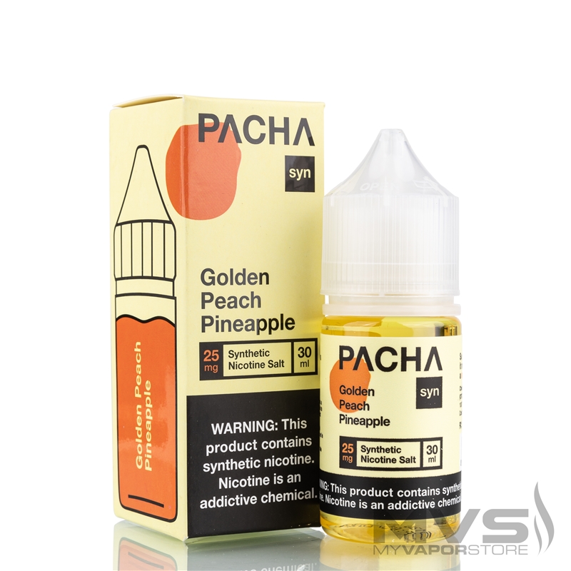 Golden Peach Pineapple by Pacha Syn Salts - 30ml