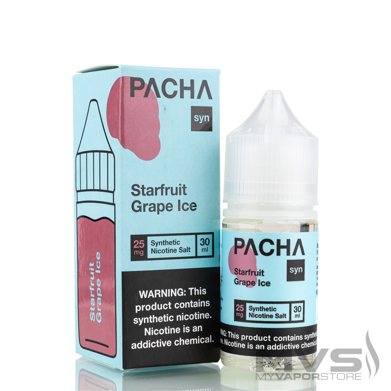 Starfruit Grape Ice by Pacha Syn Salts - 30ml