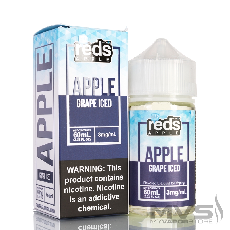 Iced Grape Reds Apple Ejuice by 7 Daze - 60ml