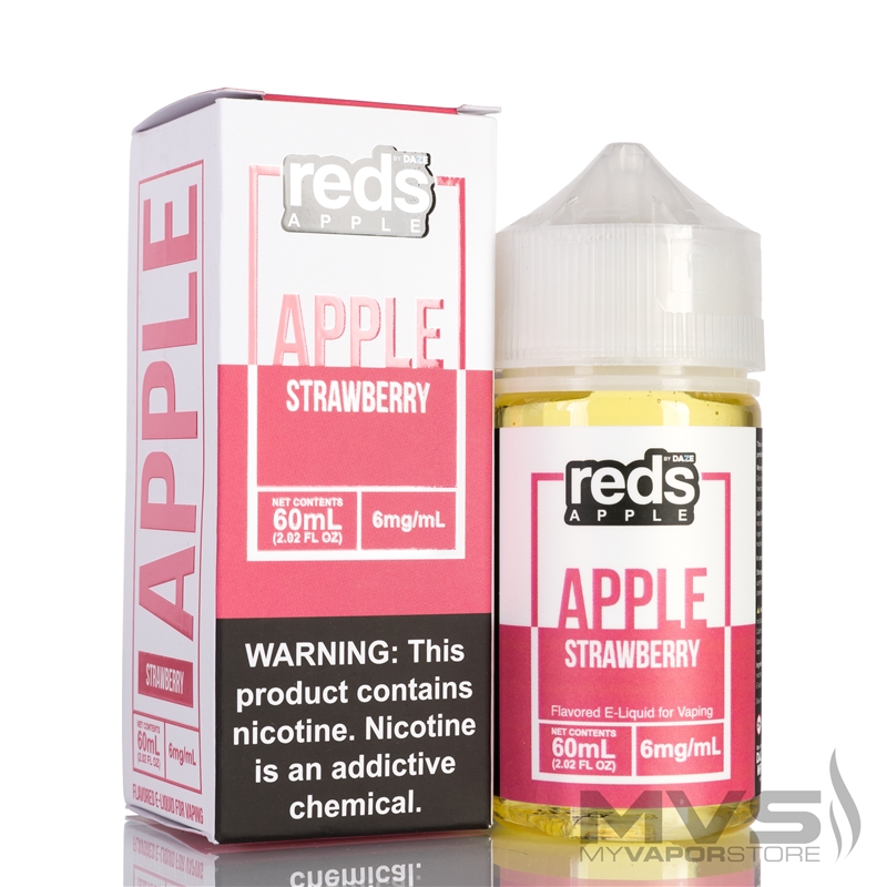 Reds Apple Strawberry Ejuice by 7 Daze - 60ml