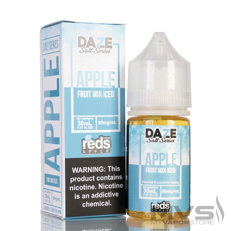 Reds Apple Fruit Mix Iced by 7 Daze Salt Series EJuice