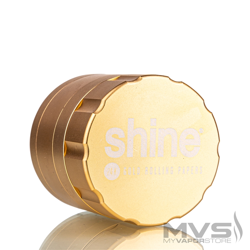 Shine Gold 4 Part Tobacco Grinder