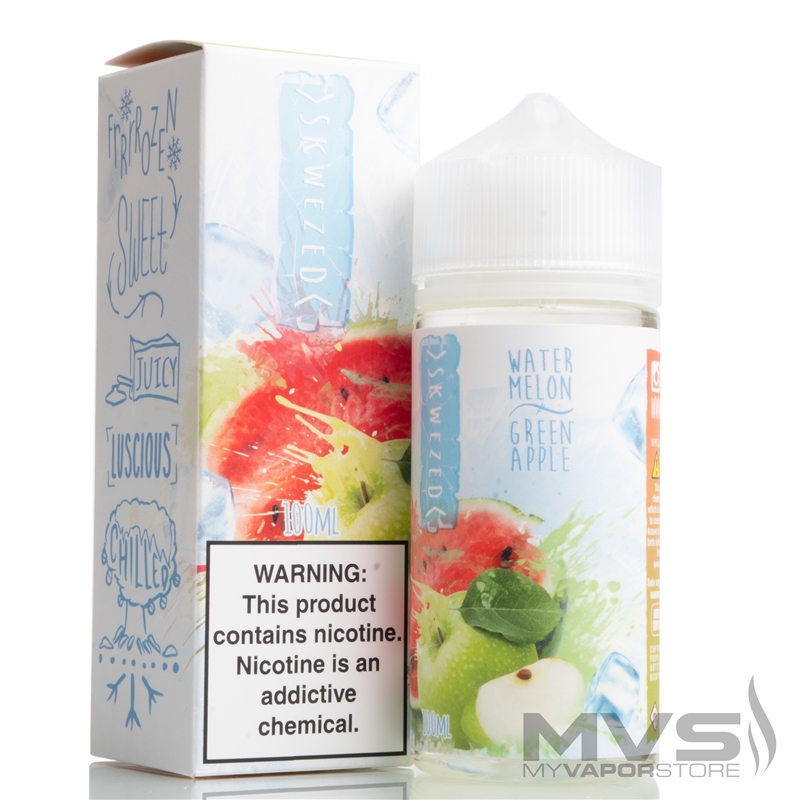 Watermelon Green Apple Ice by Skwezed E-liquid - 100ml