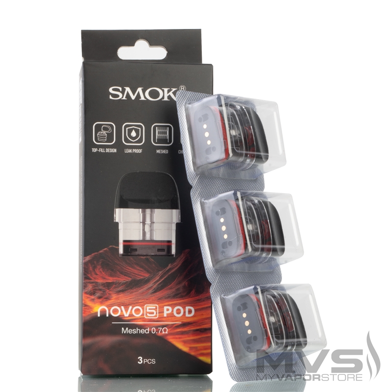 SMOK Novo 5 Pod Cartridge - Pack of 3