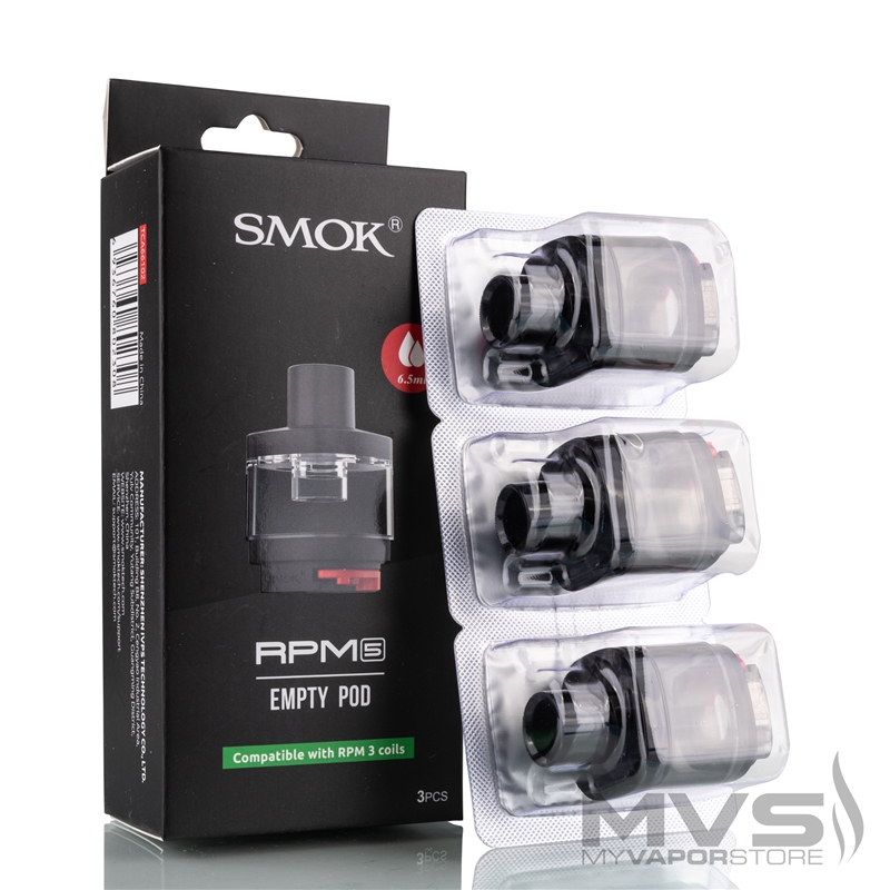 SMOK RPM 5 Empty Cartridge - Pack of 3