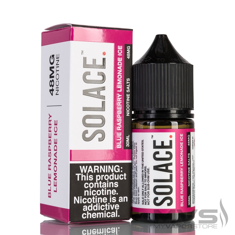 Blue Raspberry Lemonade Ice by Solace Vapor Salts EJuice