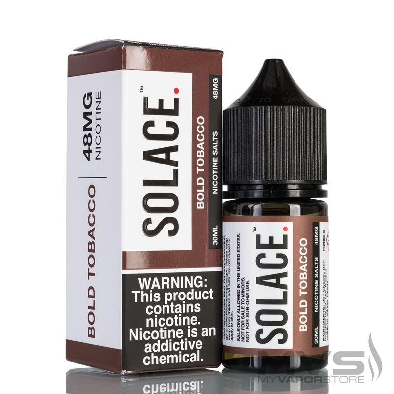 Bold Tobacco by Solace Vapor Salts EJuice