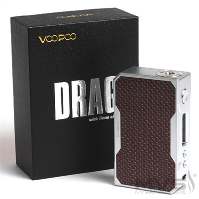 Voo Poo DRAG TC Mod - Silver and Red