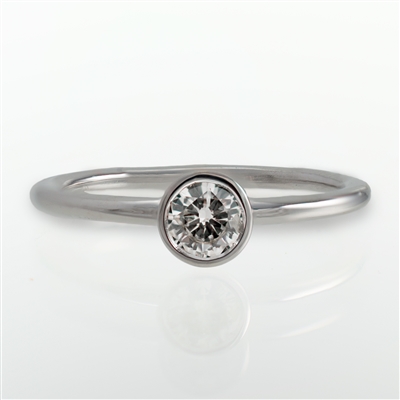 diamond bezel ring