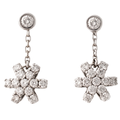 HopeStar 35 Diamond Drop Earrings with Studs