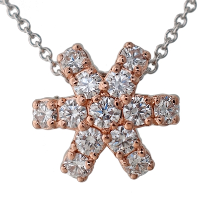 HopeStar 35 Diamond Pendant Necklace, Reversible