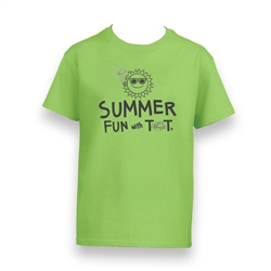 Lime Green Summer Fun Shirt - Adult