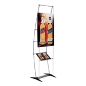 Penguin Banner Stand with Brochure Shelf
