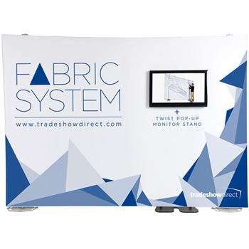 10 ft ExpoLinc Fabric System & Monitor Stand