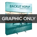 Backlit 8 ft Hopup Replacement Graphic