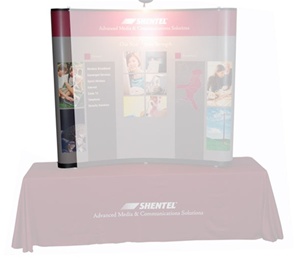 Table Top Pop-Up Display Graphic Endcap
